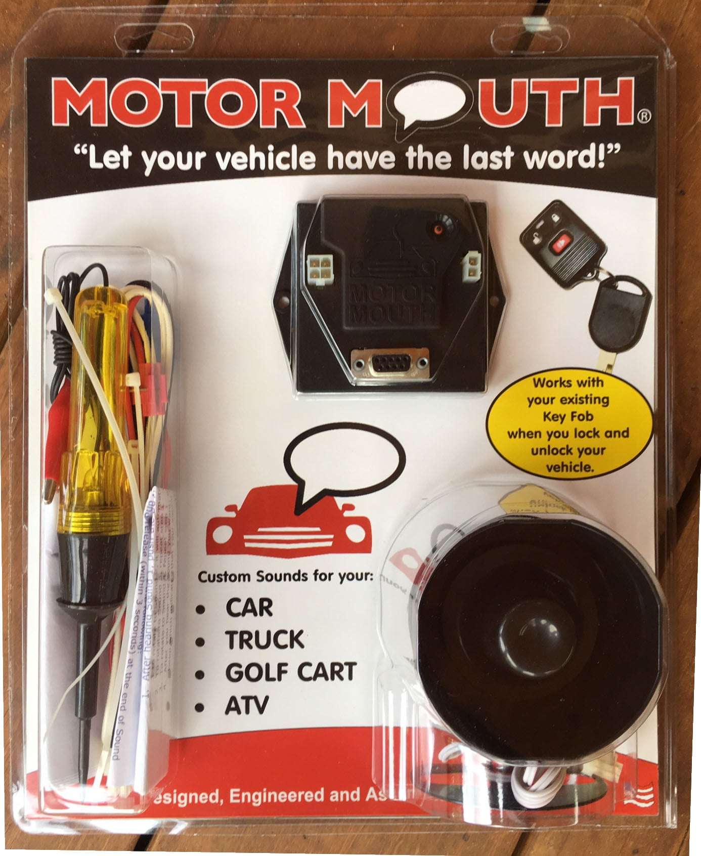 Motor Mouth - Innovative product for making animal sounds with your car horn, perfect for hunting and wildlife - Motor Mouth is a unique device installed under your car hood that transforms your car horn into realistic animal sounds. Ideal for hunters and wildlife enthusiasts, this innovative tool enhances your hunting experience and attracts wildlife effectively.