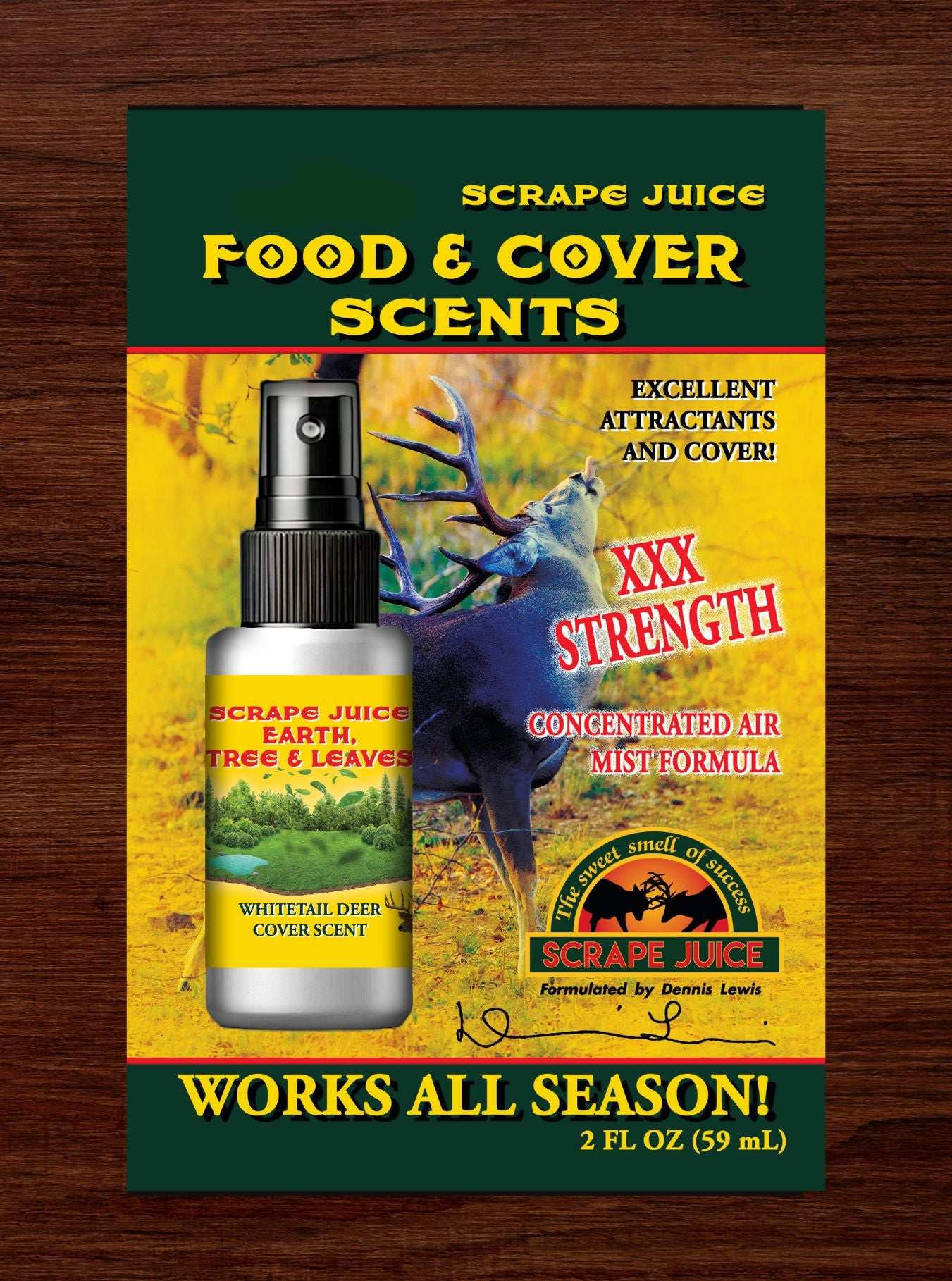 Food & Cover Scents | 'Earth, Tree, and Leaves' - Odor Mask