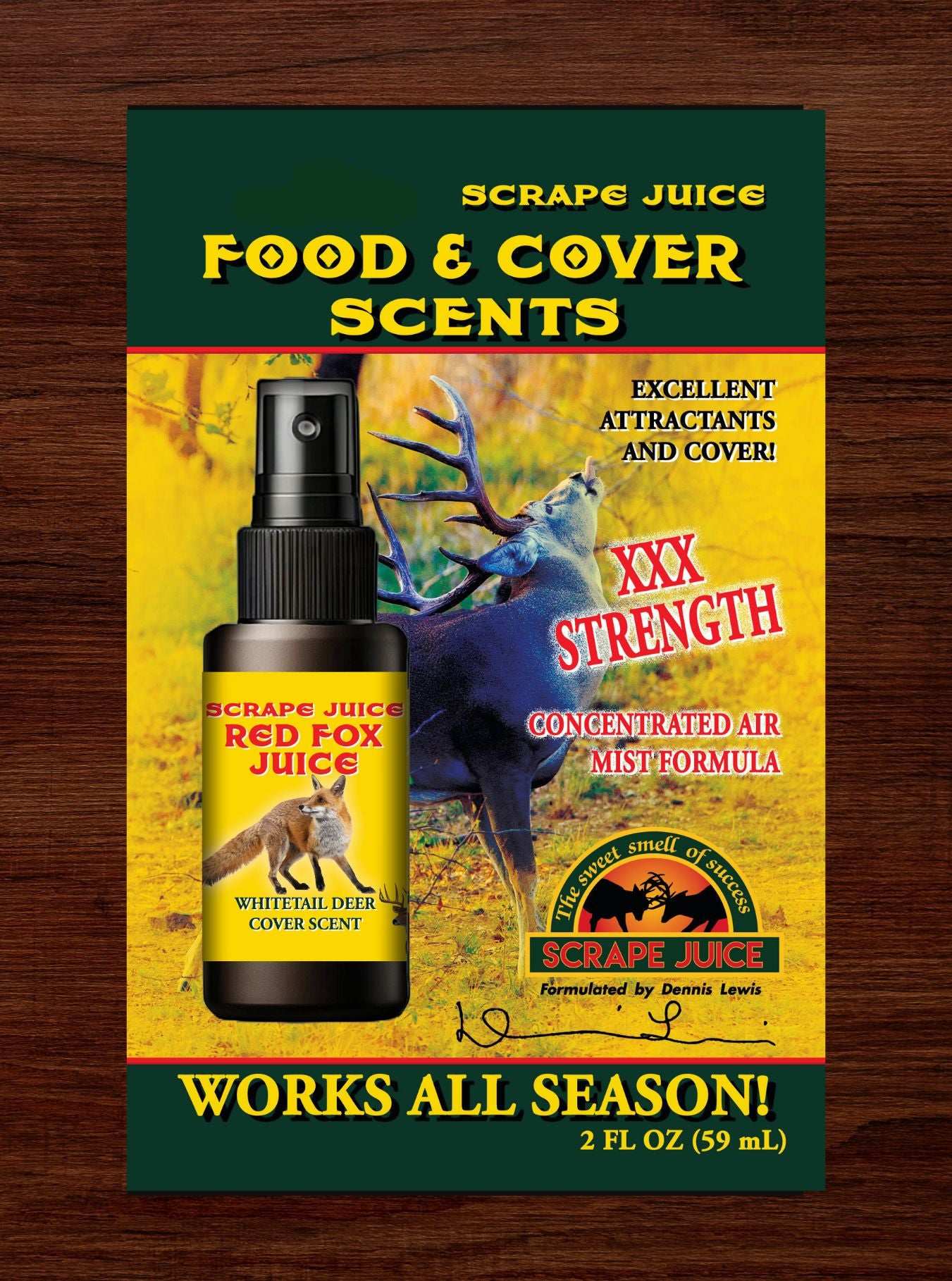 Food & Cover Scents | 'Red Fox Juice' - High Strength Formula