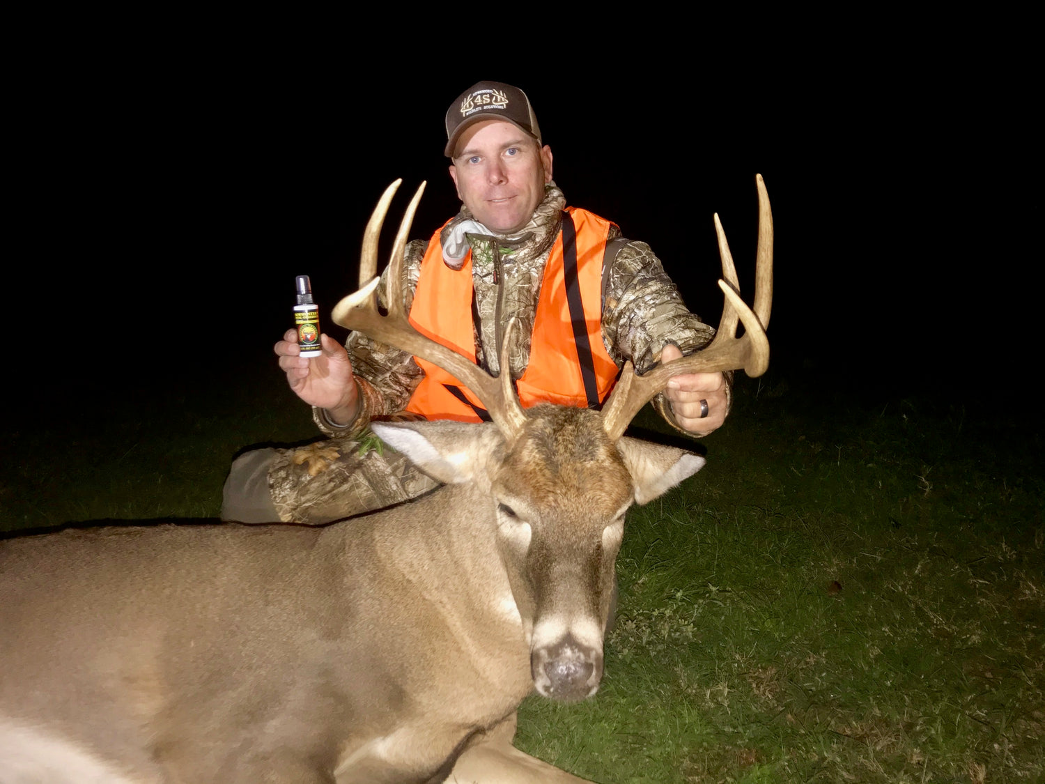 hunter todd jones weilding bowhunters fatal obsession bottle, the best deer lure for 2024 hunting success tips and tricks