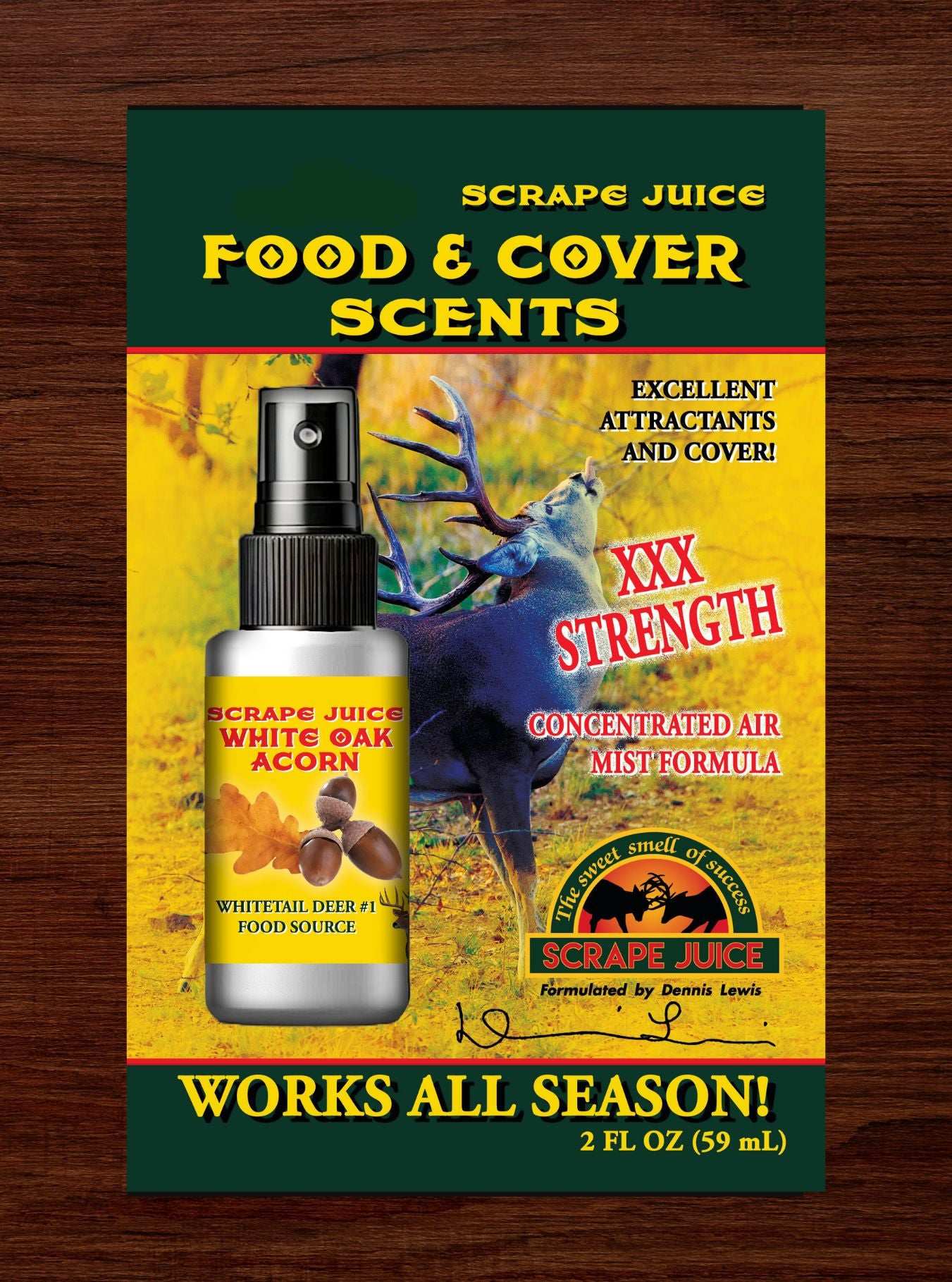 Food & Cover Scents | 'White Oak Acorn' - High Strength Formula