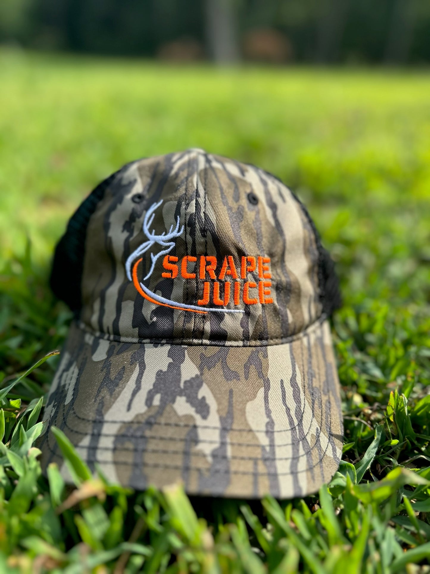 Scrape Juice Mossy Camo Hat