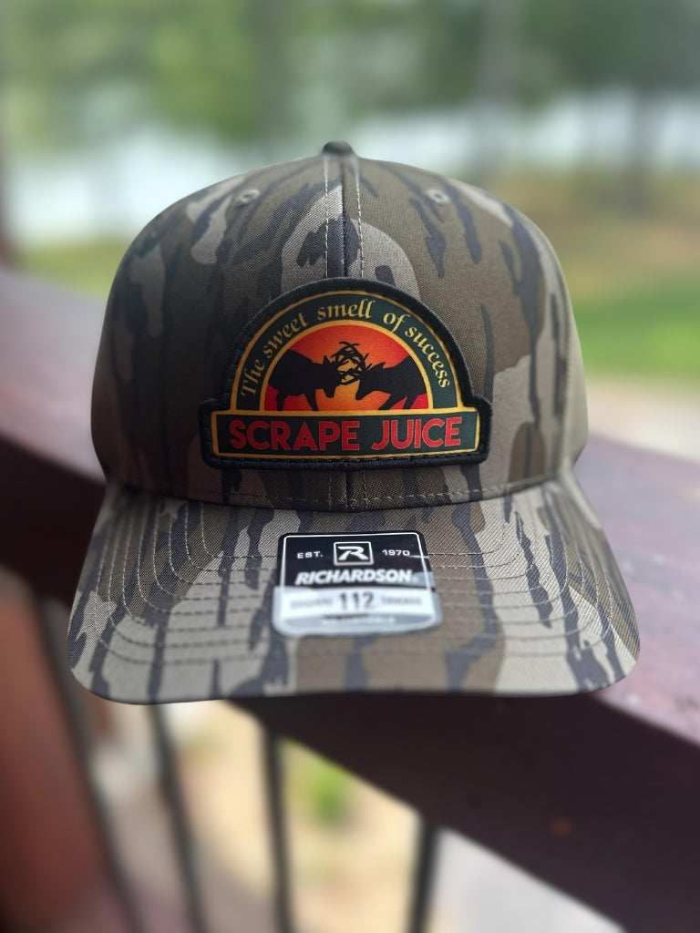 Scrape Juice Camo Hat with Original Logo