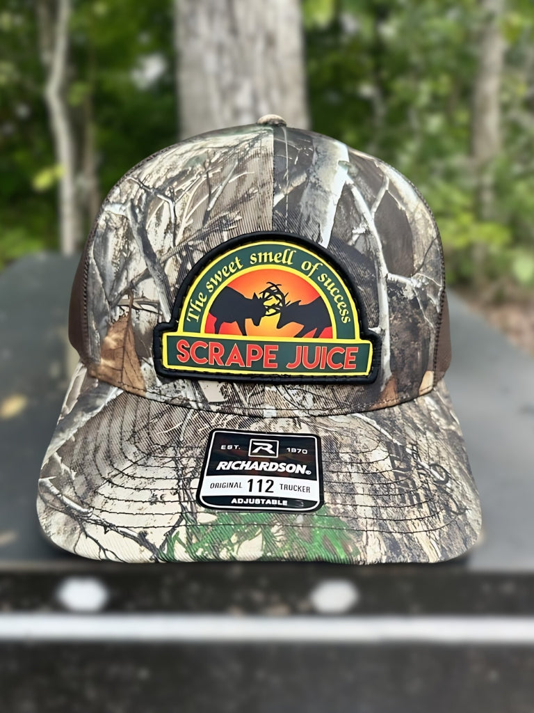 Scrape Juice Camo Hat with Original Logo