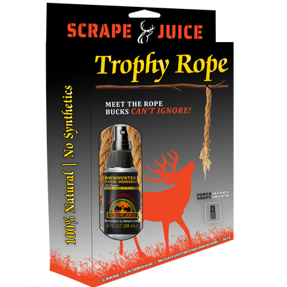 Trophy Rope - Hemp Rope, Deer Lure + Power Drops
